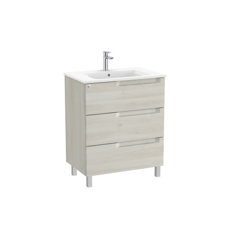 Aleyda Unik 3 Tiroirs 700 Mm Bois Blanchi - ROCA A851822525 