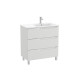 Aleyda Unik 3 Tiroirs Lavabo À Droite 800 Mm Gris Pierre Mat - ROCA A851823514