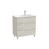 Aleyda Unik 3 Tiroirs Lavabo À Droite 800 Mm Bois Blanchi - ROCA A851823525