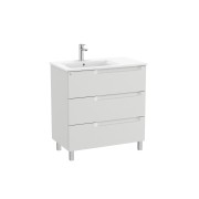 Aleyda Unik 3 Tiroirs Lavabo À Gauche 800 Mm Gris Pierre Mat - ROCA A851825514 