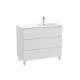 Aleyda Unik 3 Tiroirs Lavabo À Droite 1000 Mm Gris Pierre Mat - ROCA A851826514