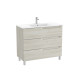 Aleyda Unik 3 Tiroirs 1000 Mm Bois Blanchi - ROCA A851827525