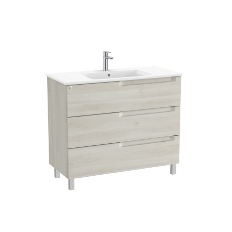 Aleyda Unik 3 Tiroirs 1000 Mm Bois Blanchi - ROCA A851827525 