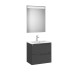 Aleyda Pack Compact 2 Tiroirs 600 Mm Noir Mat - ROCA A851830523