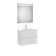Aleyda Pack Compact 2 Tiroirs 700 Mm Gris Pierre Mat - ROCA A851831514