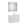 Aleyda Pack 2 Tiroirs Lavabo À Droite 800 Mm Gris Pierre Mat - ROCA A851835514