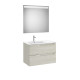 Aleyda Pack 2 Tiroirs Lavabo À Gauche 800 Mm Bois Blanchi - ROCA A851837525