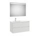 Aleyda Pack 2 Tiroirs Lavabo À Gauche 1000 Mm Gris Pierre Mat - ROCA A851840514