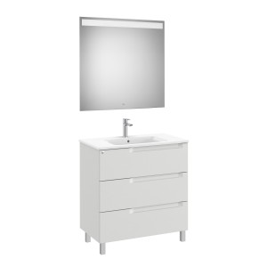 Aleyda Pack 3 Tiroirs 800 Mm Gris Pierre Mat - ROCA A851844514 