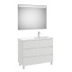 Aleyda Pack 3 Tiroirs Lavabo À Droite 1000 Mm Gris Pierre Mat - ROCA A851846514