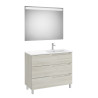 Aleyda Pack 3 Tiroirs Lavabo À Droite 1000 Mm Bois Blanchi - ROCA A851846525