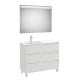 Aleyda Pack 3 Tiroirs Lavabo À Gauche 1000 Mm Gris Pierre Mat - ROCA A851848514