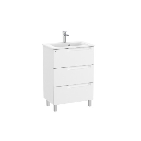 Aleyda Unik Compact 3 Tiroirs 600 Mm Blanc Mat - ROCA A851883509 