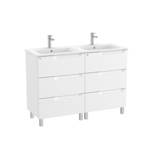 Aleyda Unik 6 Tiroirs 1200 Mm Blanc Mat - ROCA A851888509 