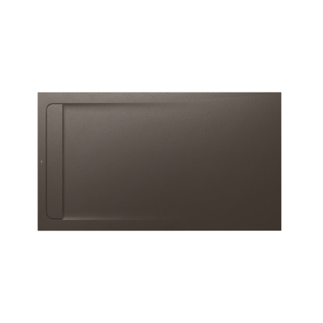 Aquos Receveur Stonex Avec Vidage 1600X1000 Café - ROCA AP6016403E801660 