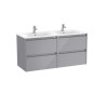 Tenet Unik 4 Tiroirs 1200 Mm Gris Galet Brillant - ROCA A851891516