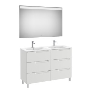 Aleyda Pack 6 Tiroirs 1200 Mm Gris Pierre Mat - ROCA A851890514 