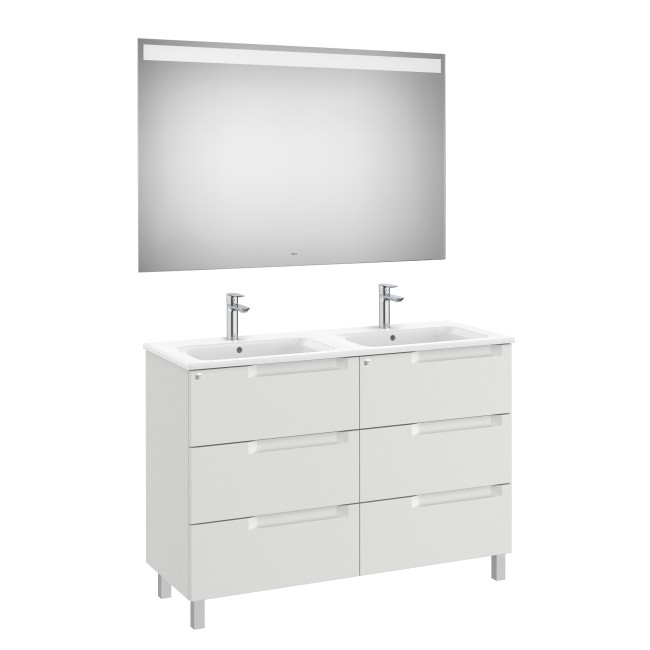 Aleyda Pack 6 Tiroirs 1200 Mm Gris Pierre Mat - ROCA A851890514 