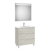 Aleyda Pack Compact 3 Tiroirs 800 Mm Bois Blanchi - ROCA A851886525 