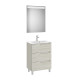Aleyda Pack Compact 3 Tiroirs 600 Mm Bois Blanchi - ROCA A851885525