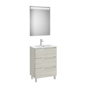 Aleyda Pack Compact 3 Tiroirs 600 Mm Bois Blanchi - ROCA A851885525 