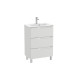 Aleyda Unik Compact 3 Tiroirs 600 Mm Gris Pierre Mat - ROCA A851883514