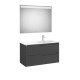 Aleyda Pack 2 Tiroirs Lavabo À Droite 1000 Mm Noir Mat - ROCA A851838523