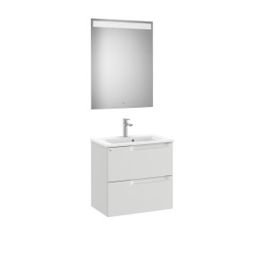 Aleyda Pack Compact 2 Tiroirs 600 Mm Gris Pierre Mat - ROCA A851830514 