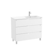 Aleyda Unik 3 Tiroirs Lavabo À Droite 1000 Mm Blanc Mat - ROCA A851826509 