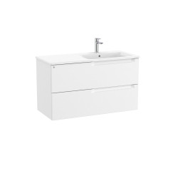 Aleyda Unik 2 Tiroirs Lavabo À Droite 1000 Mm Blanc Mat - ROCA A851818509 