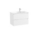 Aleyda Unik 2 Tiroirs Lavabo À Droite 800 Mm Blanc Mat - ROCA A851815509