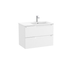 Aleyda Unik 2 Tiroirs Lavabo À Droite 800 Mm Blanc Mat - ROCA A851815509 