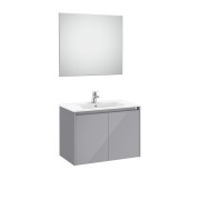 Tenet Pack 2 Portes 800 Mm Gris Galet Brillant - ROCA A851784516 