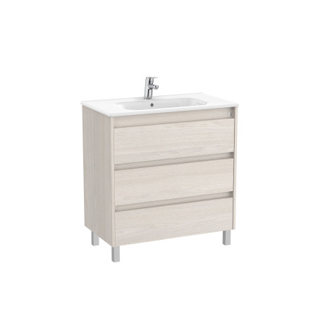 Tenet Unik 3 Tiroirs 800 Mm Frêne Nordic - ROCA A851781434 