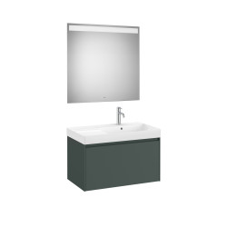 Ona Pack 1 Tiroir 800Mm Lavabo Droite Vert Mat-Roca A851721513 