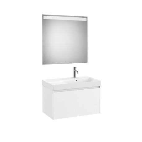 Ona Pack 1 Tiroir 800Mm Lavabo Droite Blanc Mat-Roca A851721509 