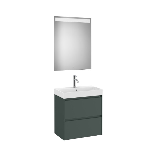 Ona Pack 2 Tiroirs 600Mm Cpt Vert Mat-Roca A851700513 