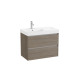 Ona Unik 2 Tiroirs 800Mm Gauche Orme Foncé-Roca A851692511