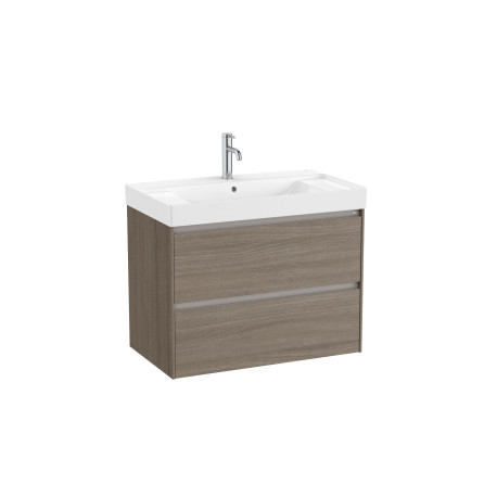 Ona Unik 2 Tiroirs 800Mm Centré Orme Foncé-Roca A851691511 