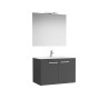 Victoria Pack 2 Portes 800Mm Gris Anthracite-Roca A851662153 