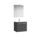 Victoria Pack 2 Portes 600Mm Gris Anthracite-Roca A851658153