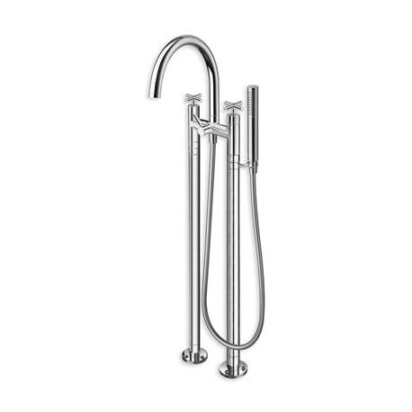 BAIN DOUCHE EXECUTIVE SUR COLONNETTES AU SOL ENTRAXE 180 CHROME - CRISTINA ONDYNA EV10651