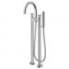 BAIN DOUCHE EXECUTIVE SUR COLONNETTES AU SOL ENTRAXE 180 CHROME - CRISTINA ONDYNA EV10651