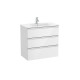 The Gap Unik 3T 800Mm Blanc Brillant - ROCA A851486806