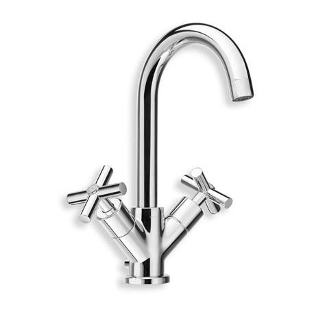 LAVABO EXECUTIVE MONOTROU CHROME + Vidage - CRISTINA ONDYNA EV10751
