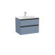 The Gap Unik 2 Tiroirs 700 Mm Bleu Mat/ Poignées Noires - ROCA A851477548