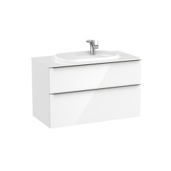 Beyond Unik 2 Tiroirs Avec Poignees 1000Mm Blanc Brillant - ROCA A851454806 