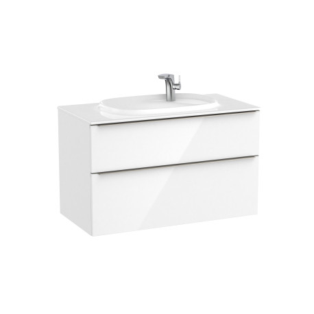 Beyond Unik 2 Tiroirs Avec Poignees 1000Mm Blanc Brillant - ROCA A851454806 