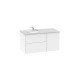 Beyond Meuble 2T+1P+Plan Pour Vasq Enc 455 G 1000 Blc - ROCA A851408806