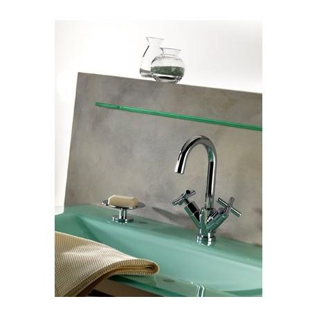 LAVABO EXECUTIVE MONOTROU CHROME + Vidage - CRISTINA ONDYNA EV10751